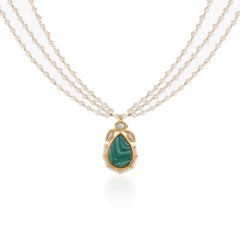 Load image into Gallery viewer, MALACHITE NECKLACE (7898083295363)