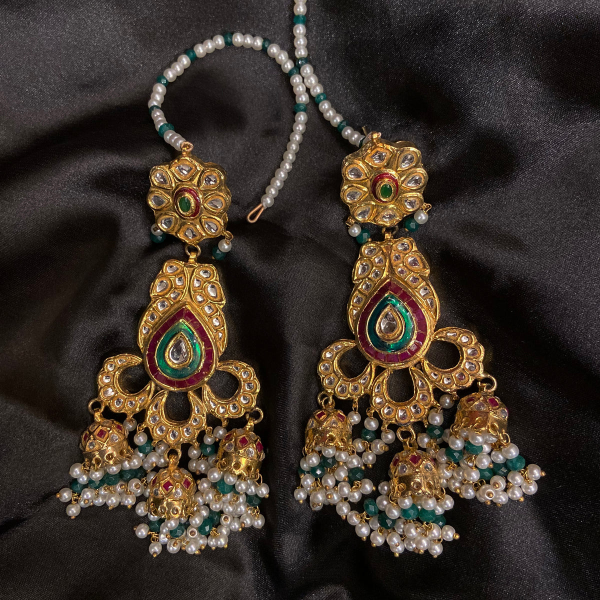 Triple jhumka Clearance