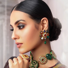 Load image into Gallery viewer, EMBLEM MULTICOLOR STUDS (4860068561027)