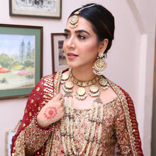 Load image into Gallery viewer, KUNDAN FIVE PENDANT CHOKER (4834085601411)