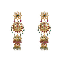 Load image into Gallery viewer, ADHIRA DOUBLE JHUMKAS (6564615192707)