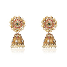 Load image into Gallery viewer, CROWN IMPERIAL DOUBLE SIDED JHUMKA'S (4819432669315)