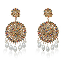 Load image into Gallery viewer, Jaipur Naurattan Earrings (4859887091843)
