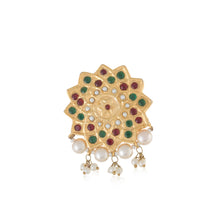 Load image into Gallery viewer, PEARL SITARA RING (7746677637251)