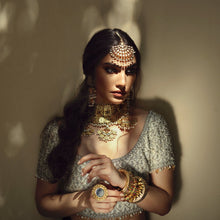 Load image into Gallery viewer, TRIPLE CHAND PHOOL NECKLACE (4833834991747)