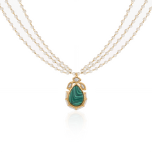 Load image into Gallery viewer, MALACHITE NECKLACE (7898083295363)
