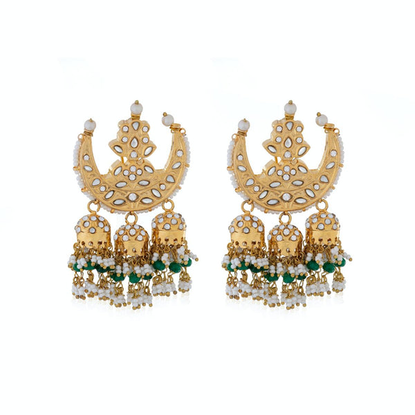 MALINA TRIPLE JHUMKAS (8409526698115)