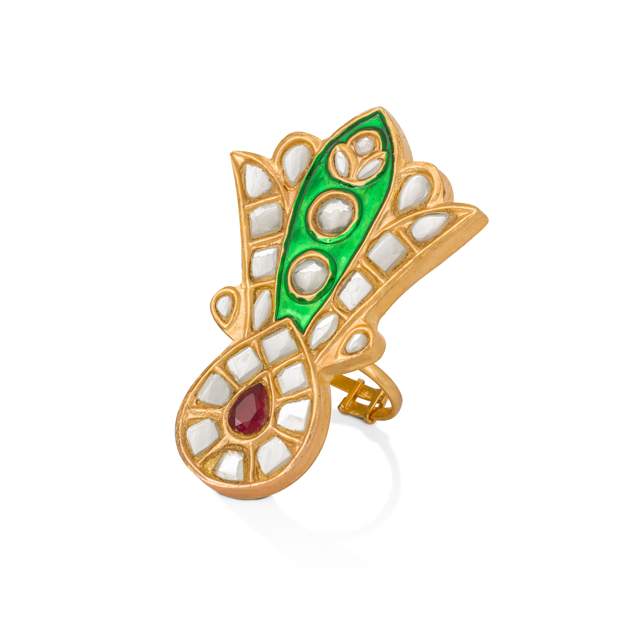 ROYAL TEAR DROP RING (7787242881155)