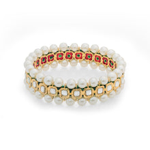 Load image into Gallery viewer, PEARL CHAKOR BANGLE (7743661342851)

