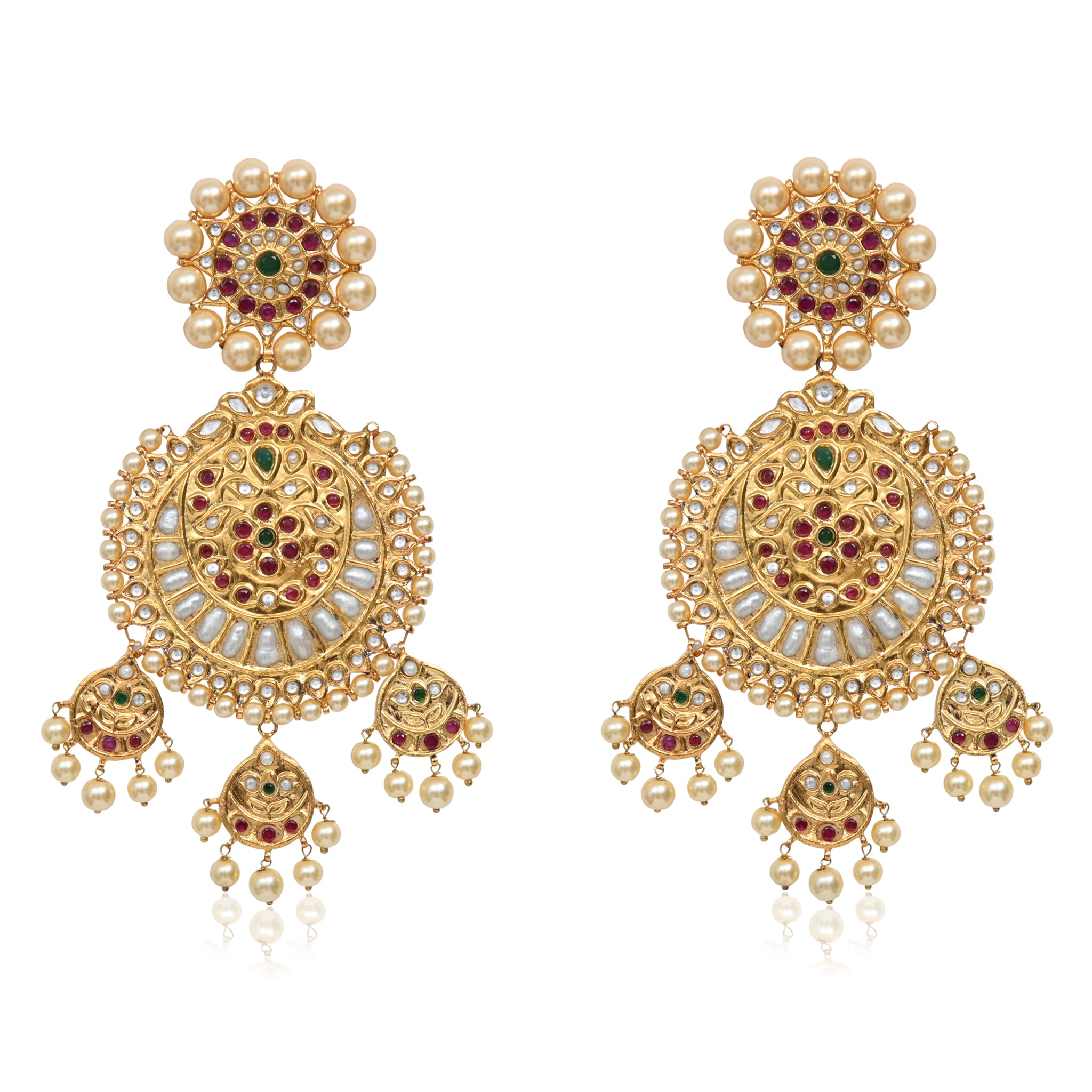 CROWN IMPERIAL STATEMENT EARRINGS (4857721979011)