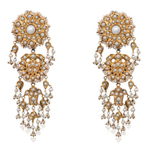 Load image into Gallery viewer, DOUBLE SIDED MAGAR EARRINGS (4857775849603)
