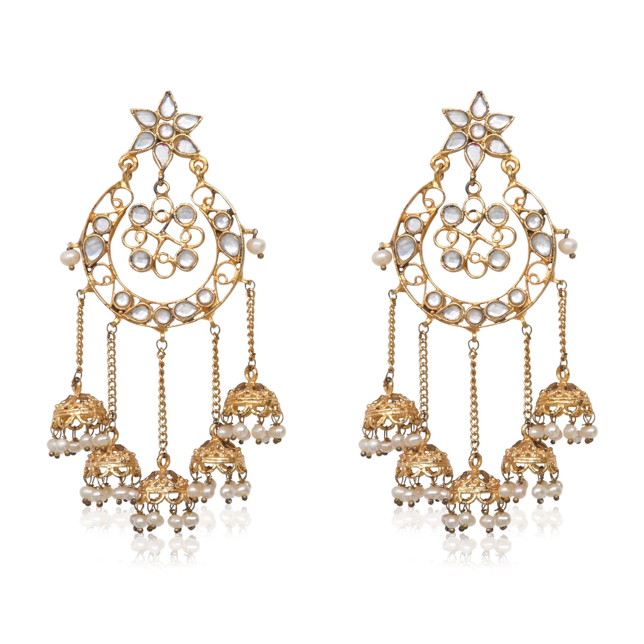 LILY DANGLING JHUMKIS (4859927625859)