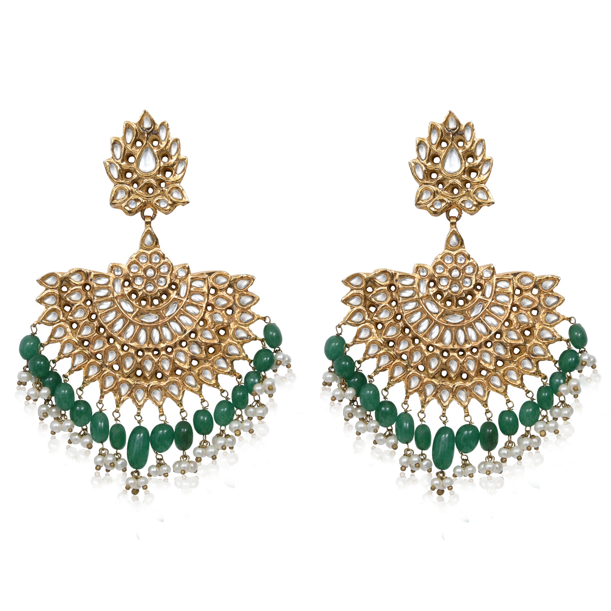  Agra Fan Earrings (4819125764227)