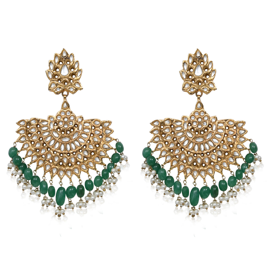  Agra Fan Earrings (4819125764227)