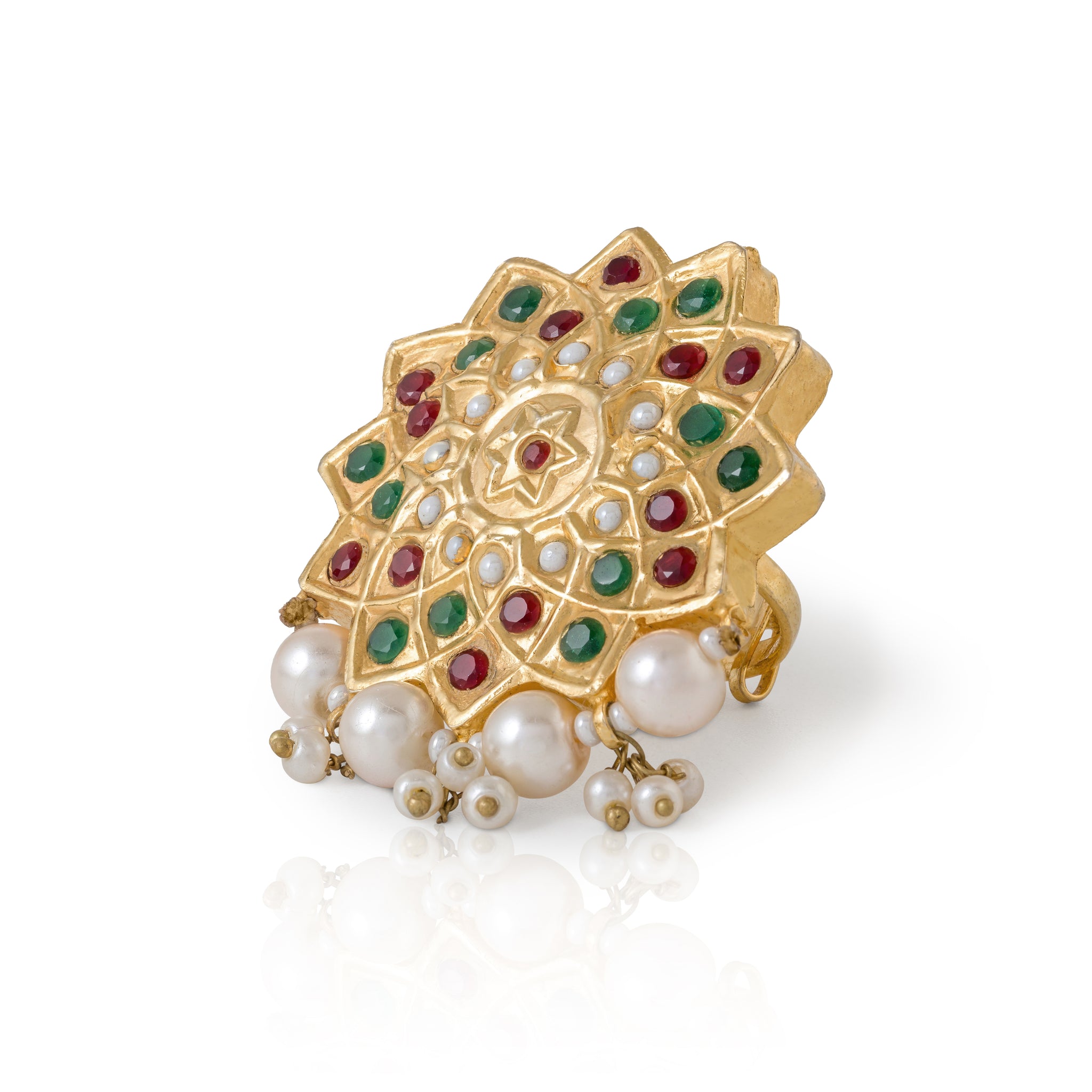 PEARL SITARA RING (7746677637251)