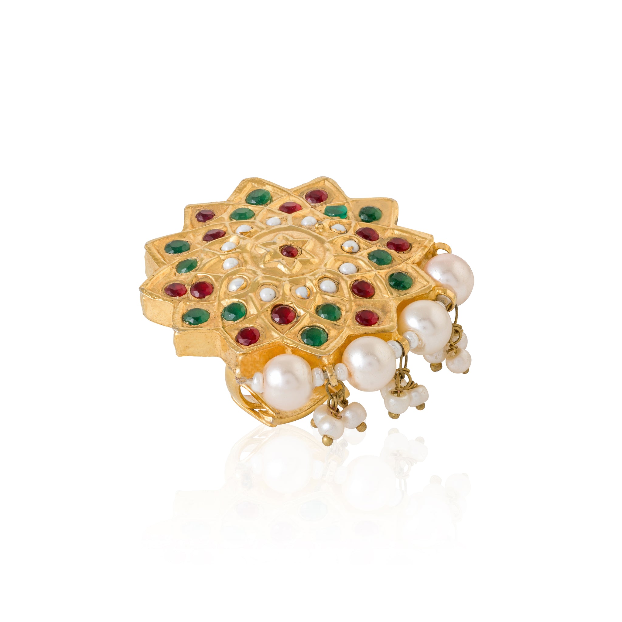 PEARL SITARA RING (7746677637251)